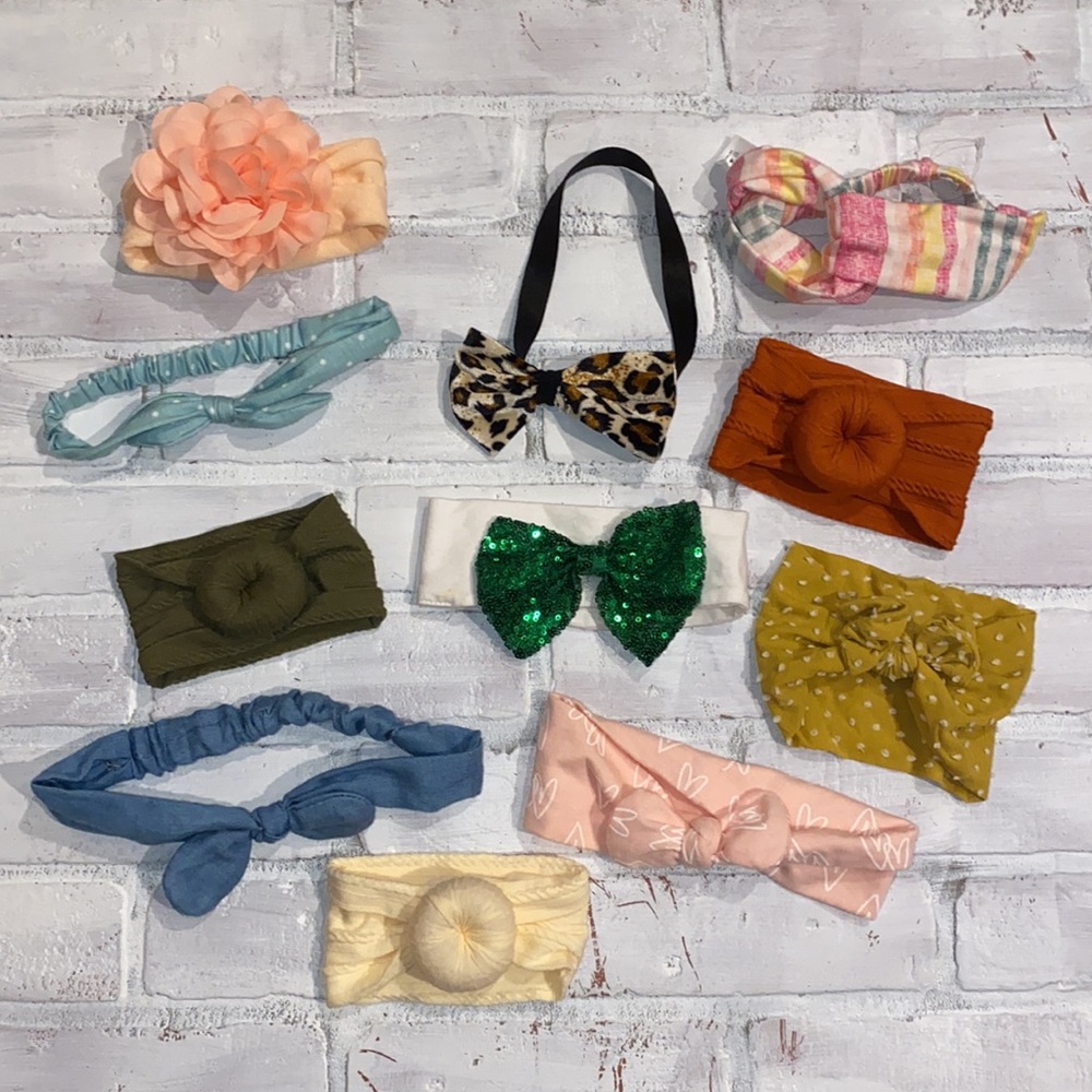 Babygirl top knot headband & more bundle!!